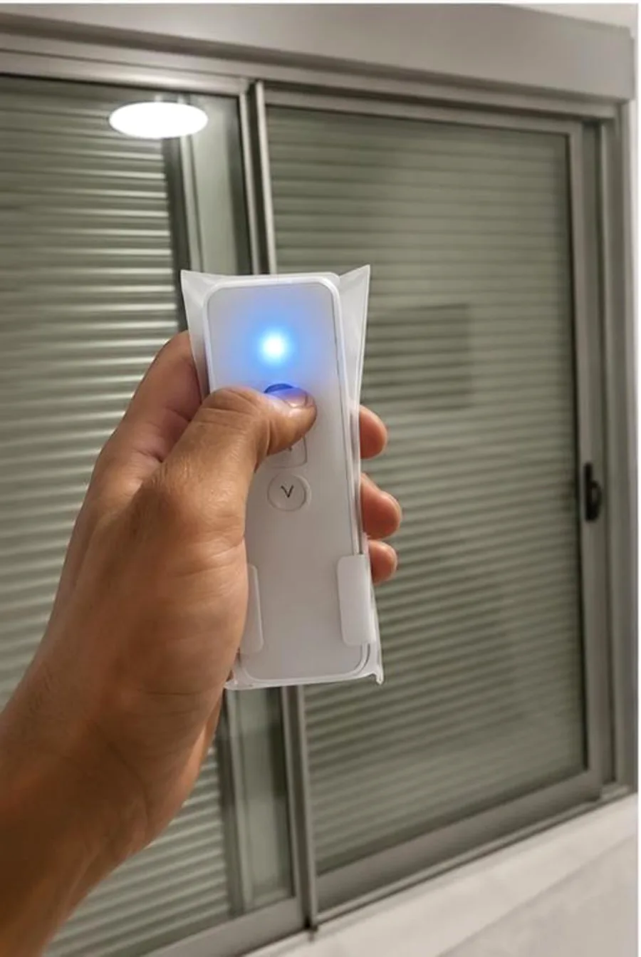 Automação de persiana por controle remoto